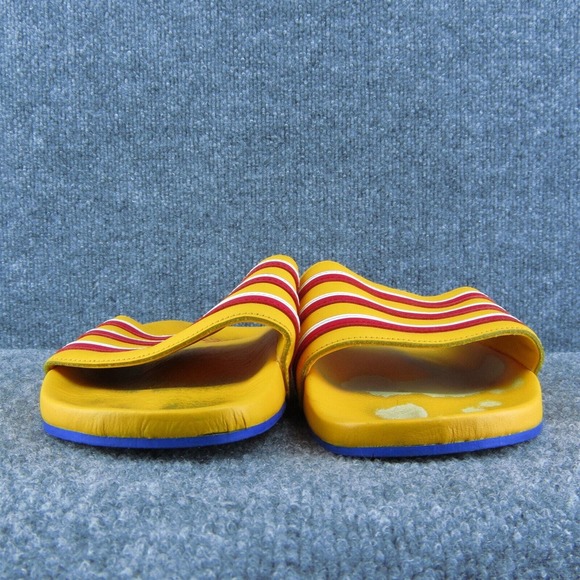 adidas McDonalds Eric Emanuel Men Slide Sandals Yellow Synthetic Slip On Size 12 - Picture 2 of 10